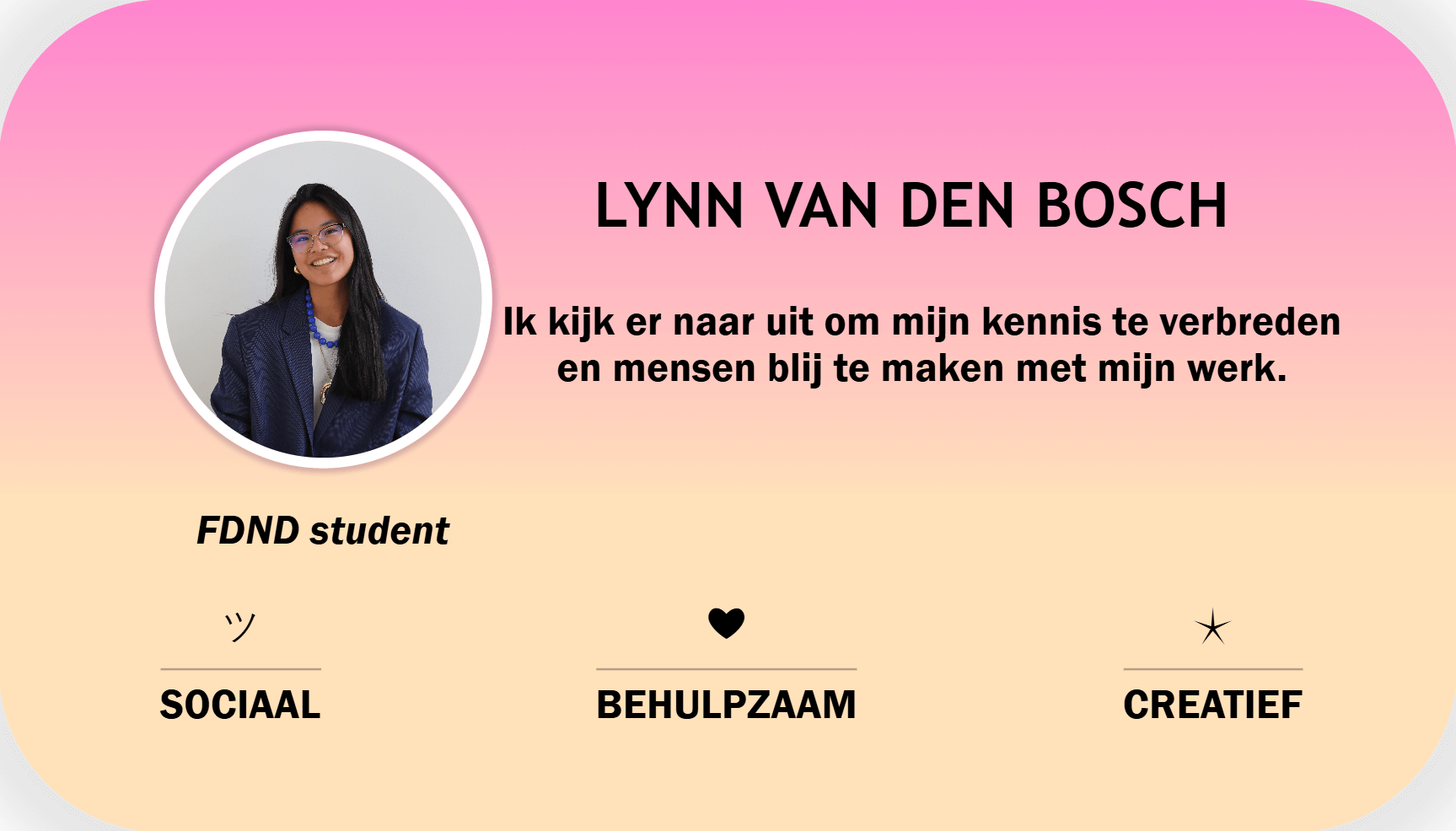 Visitekaartje Lynn