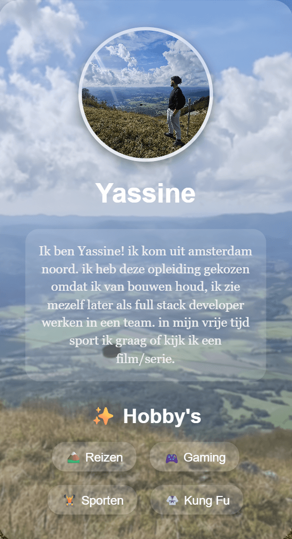 Visitekaartje Yassine